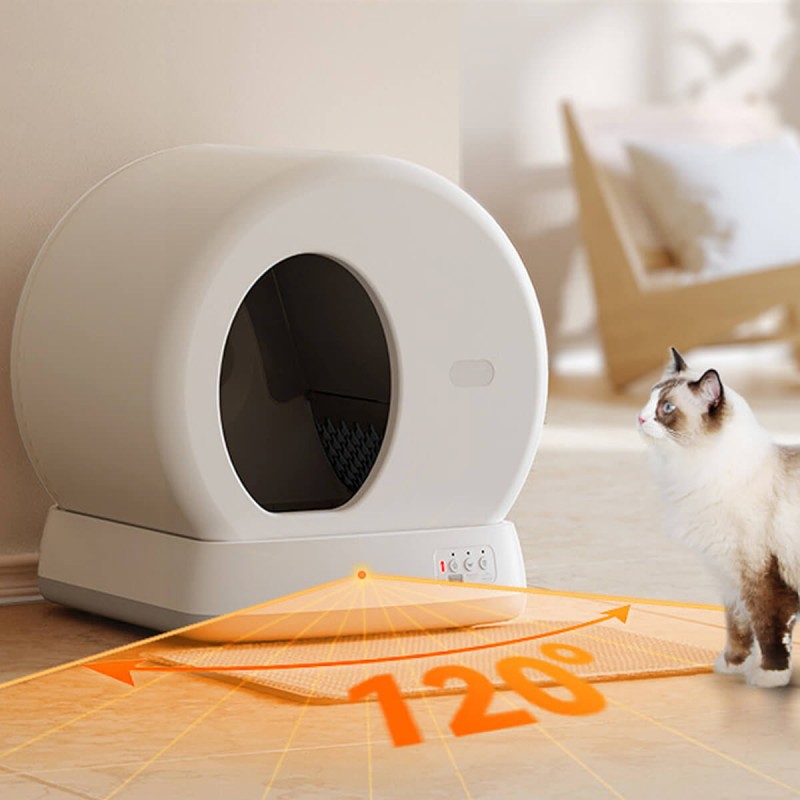 Lettiera per gatti intelligente automatica Autopulente Controllo